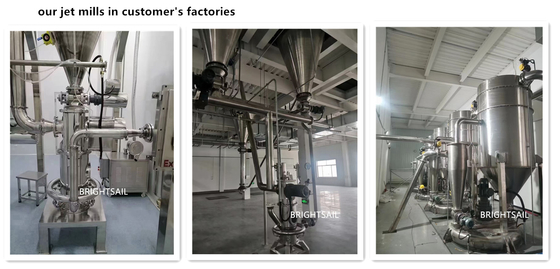 Dye Air Jet Mill Crusher Machine 価格 ラボ 垂直 水平 フレッシング ブライトセール