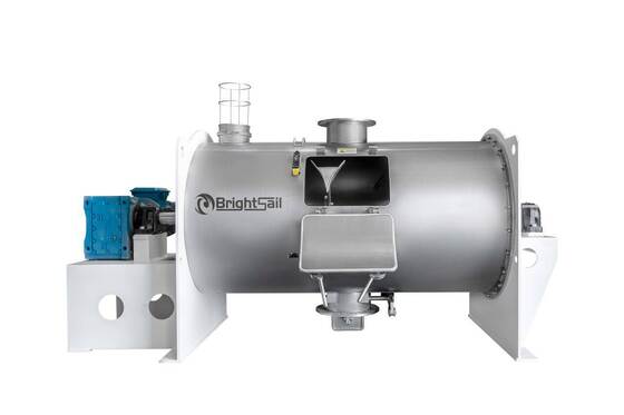 BSPS プラウシェアミキサー肥料プラウミキサー用水平乾燥粉末混合機